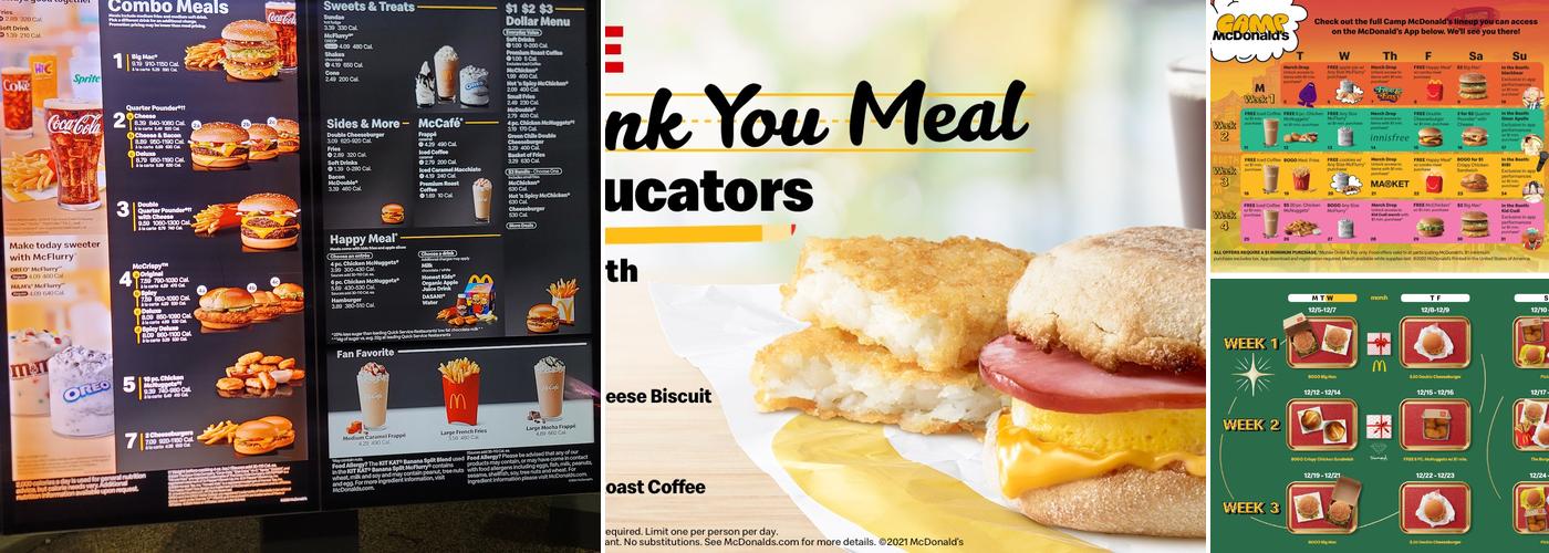 McDonald's Menu