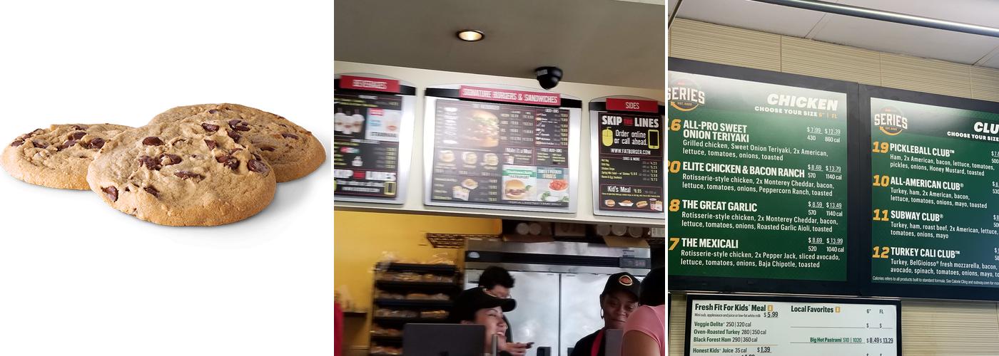 Subway Menu