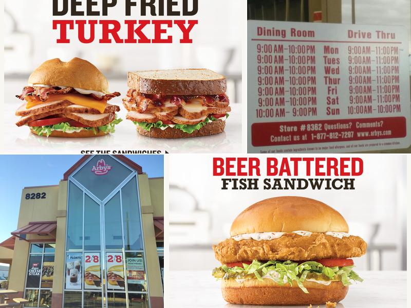 Arby's Menu