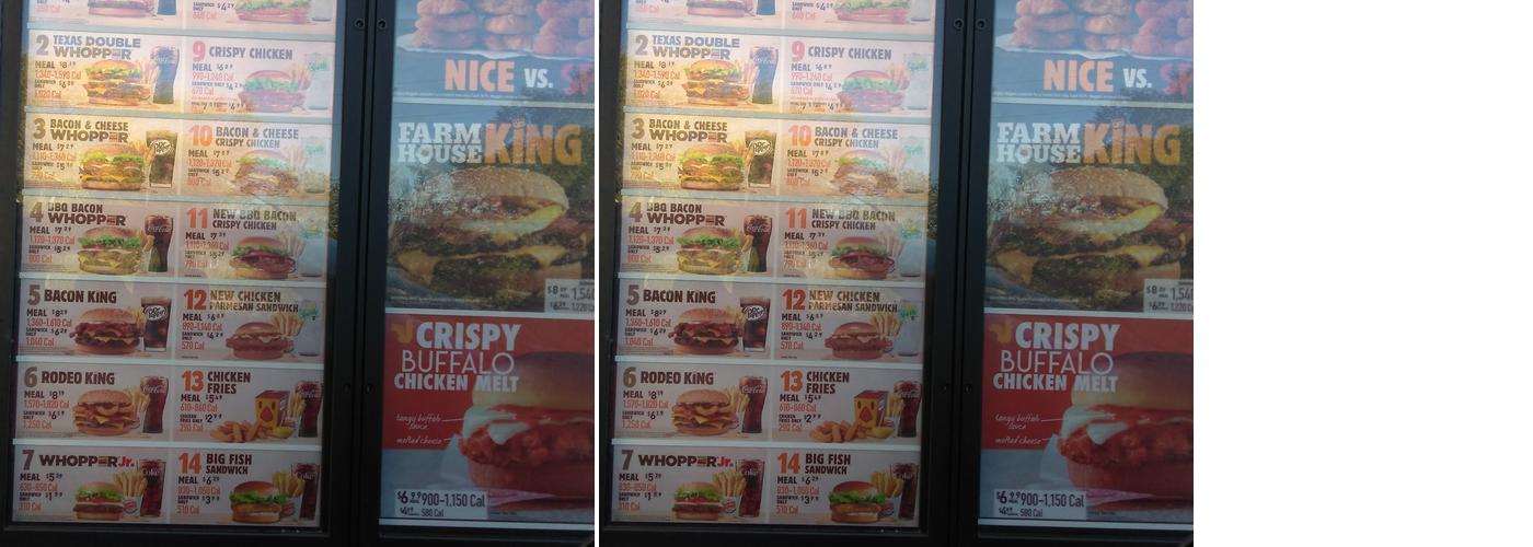 Burger King Menu
