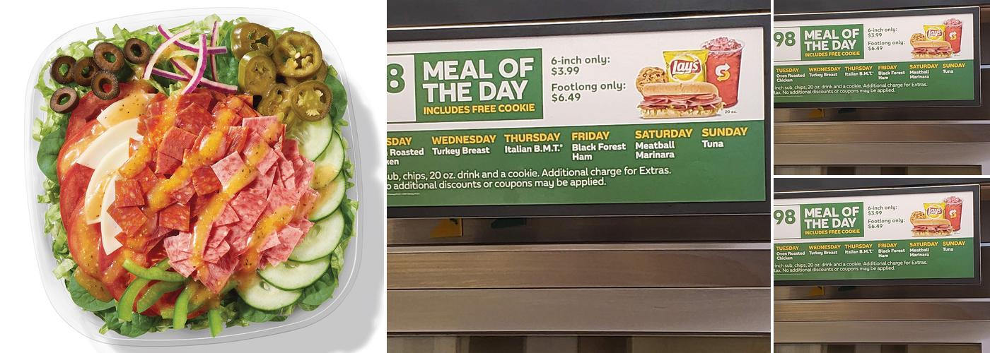 Subway Menu