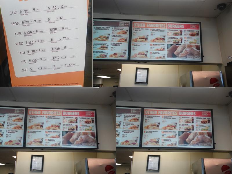 Burger King Menu