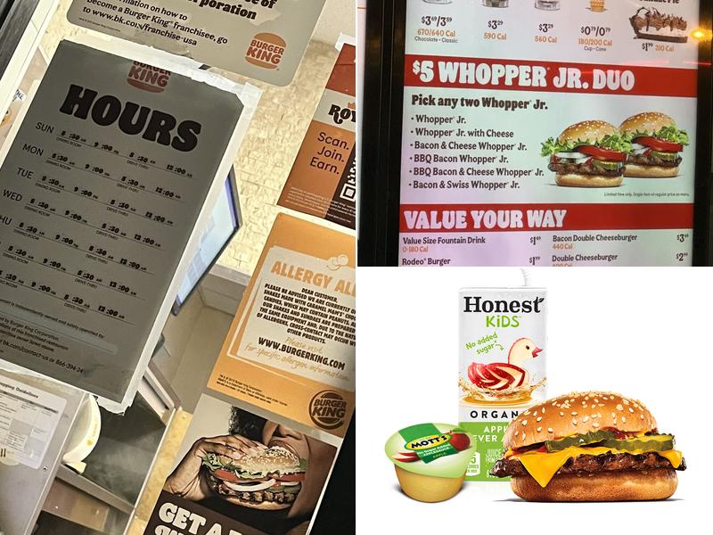Burger King Menu