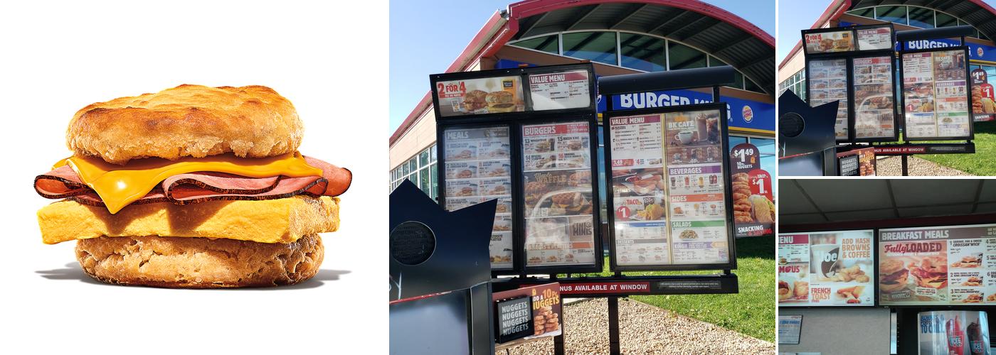 Burger King Menu