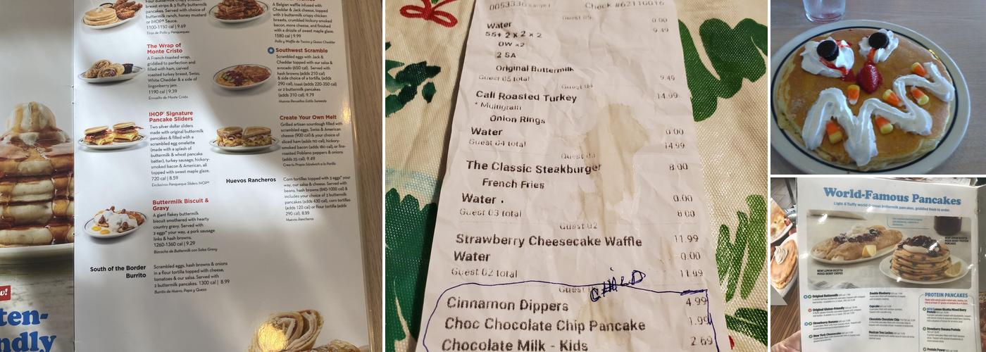 IHOP Menu