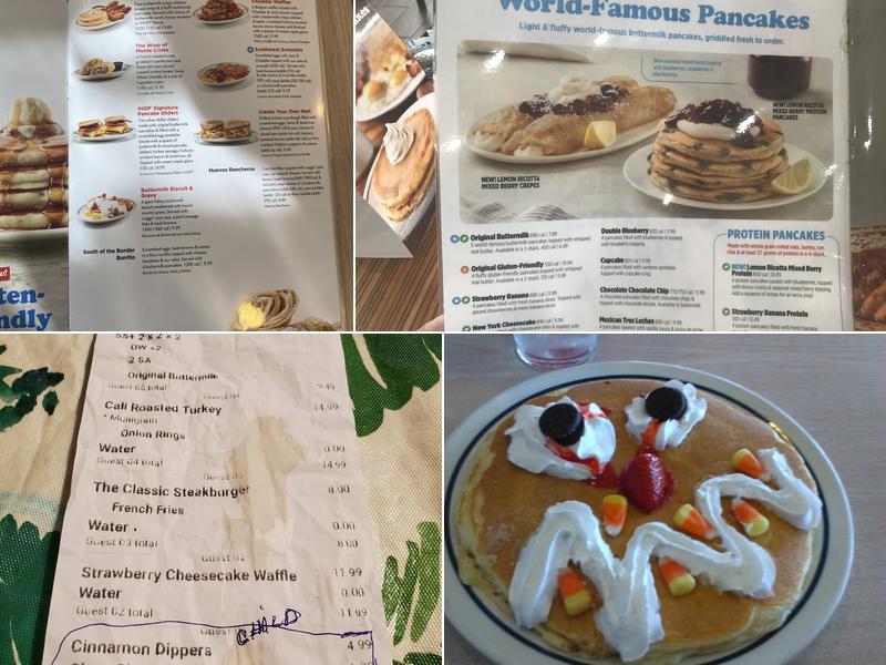 IHOP Menu