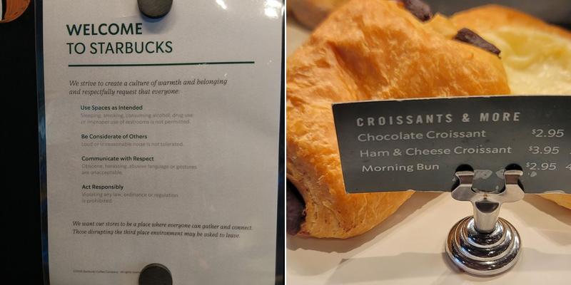 Starbucks Menu