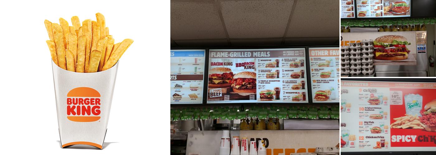 Burger King Menu