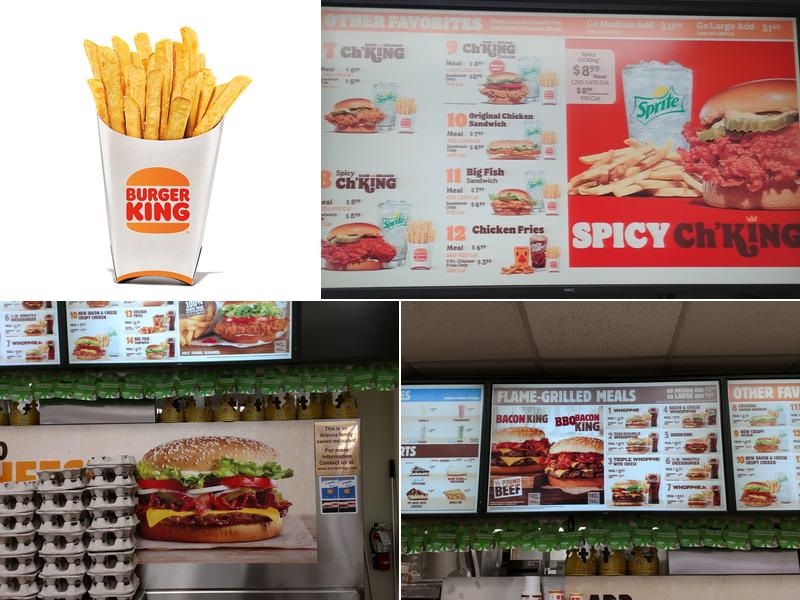 Burger King Menu