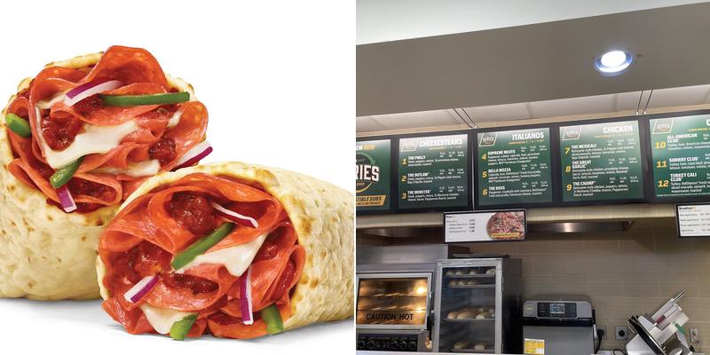 Subway Menu
