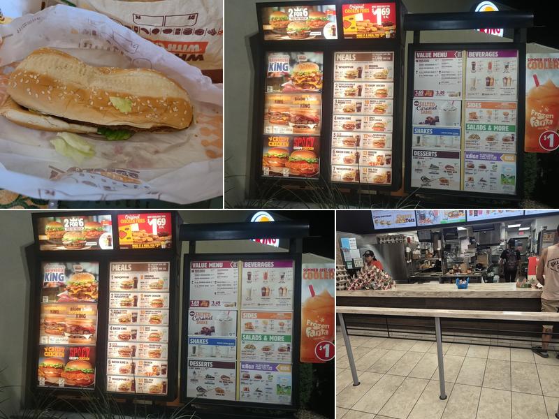 Burger King Menu