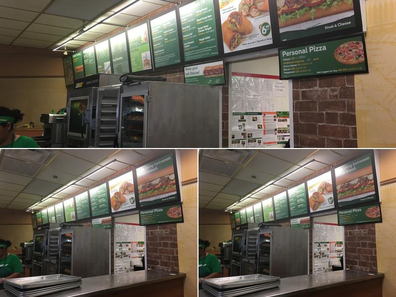 Subway Menu