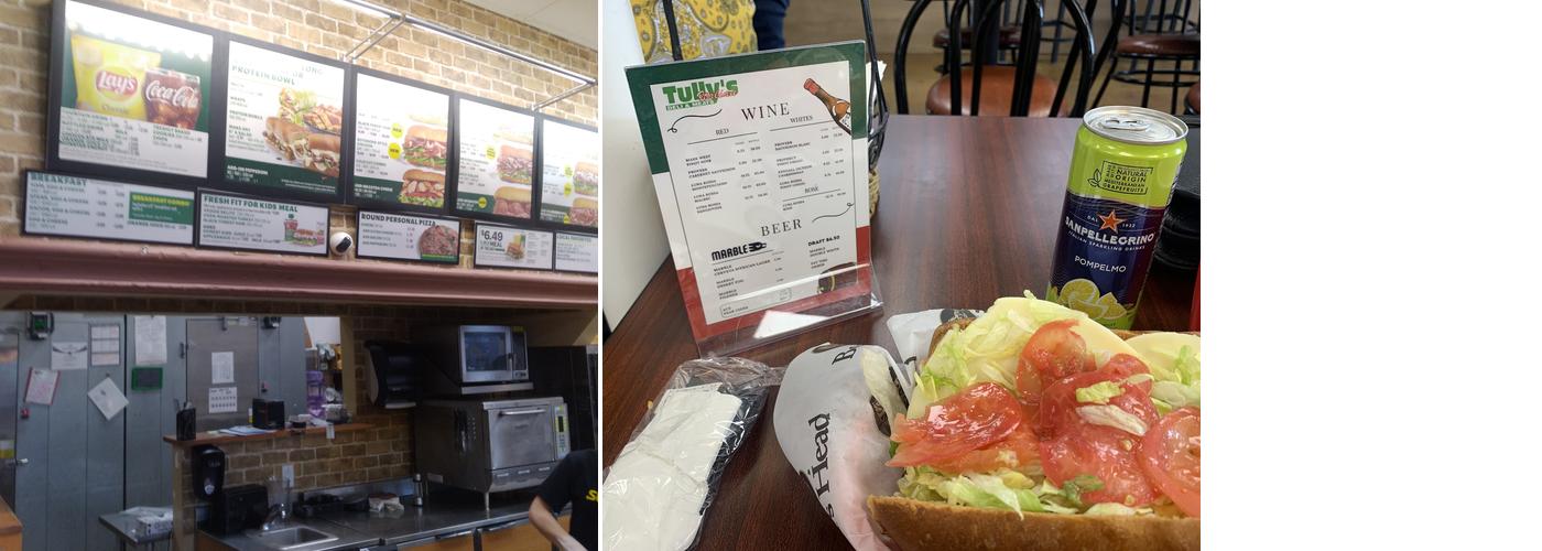 Subway Menu