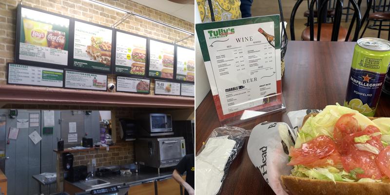 Subway Menu