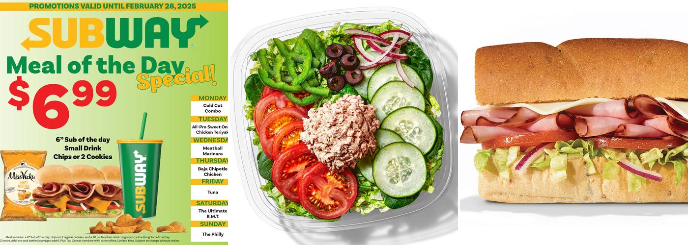 Subway Menu