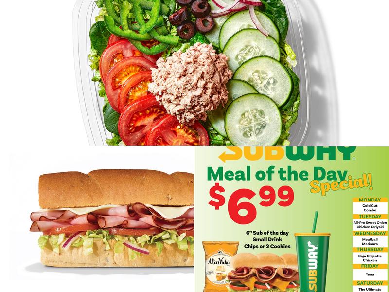 Subway Menu