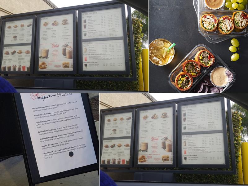 Starbucks Menu
