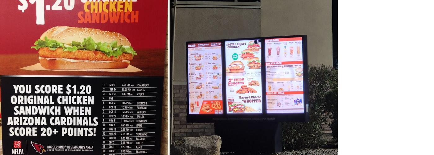 Burger King Menu