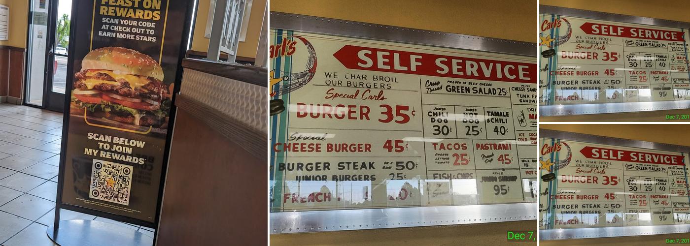 Carl’s Jr. Menu