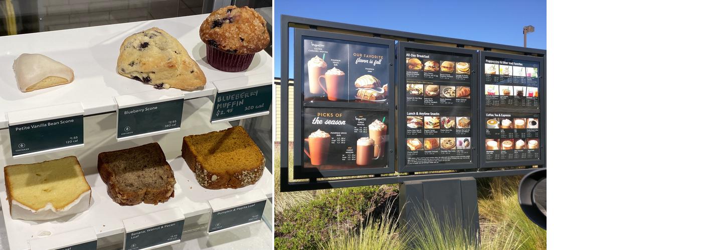 Starbucks Menu