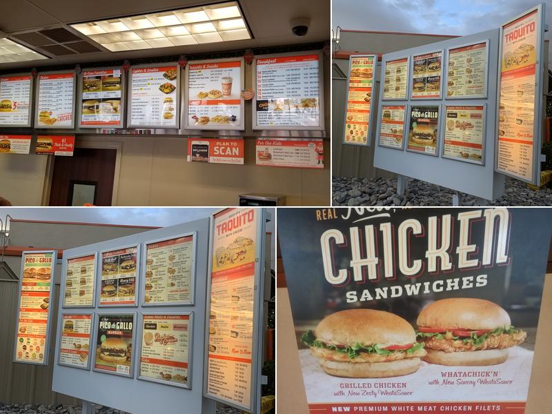 Whataburger Menu