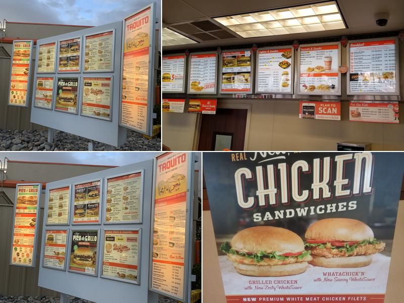 Whataburger Menu