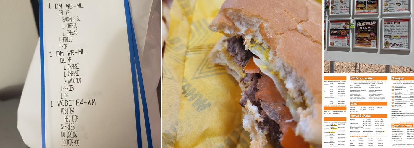 Whataburger Menu