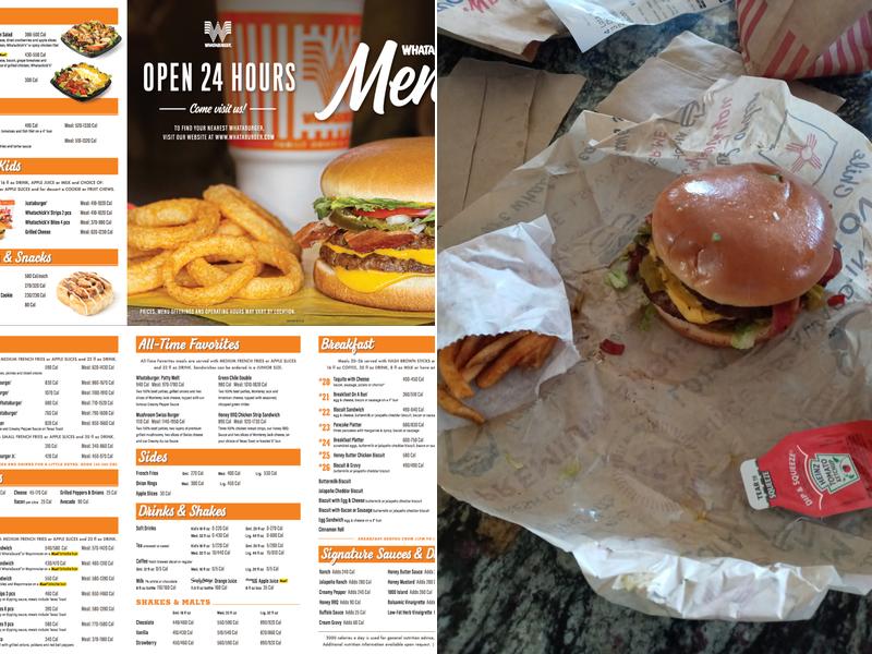 Whataburger Menu
