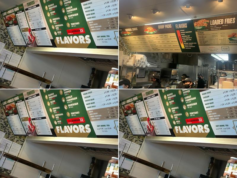 Wingstop Menu