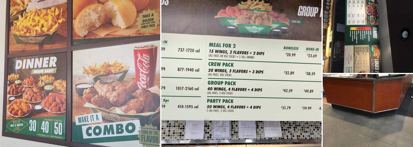 Wingstop Menu