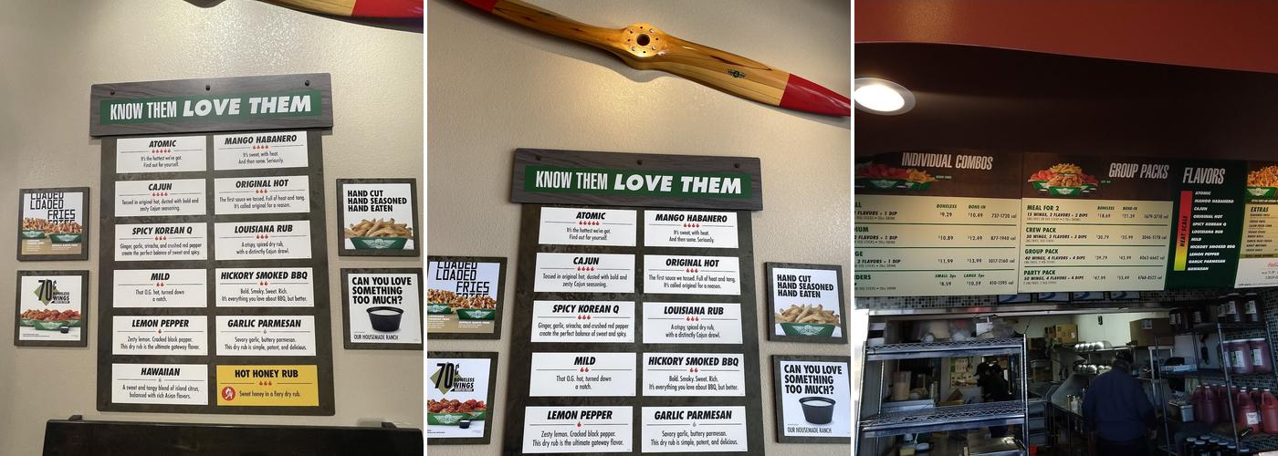 Wingstop Menu