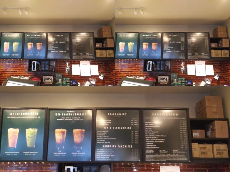 Starbucks Menu
