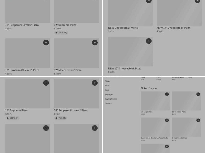 Pizza Hut Menu