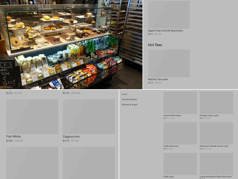 Starbucks Menu