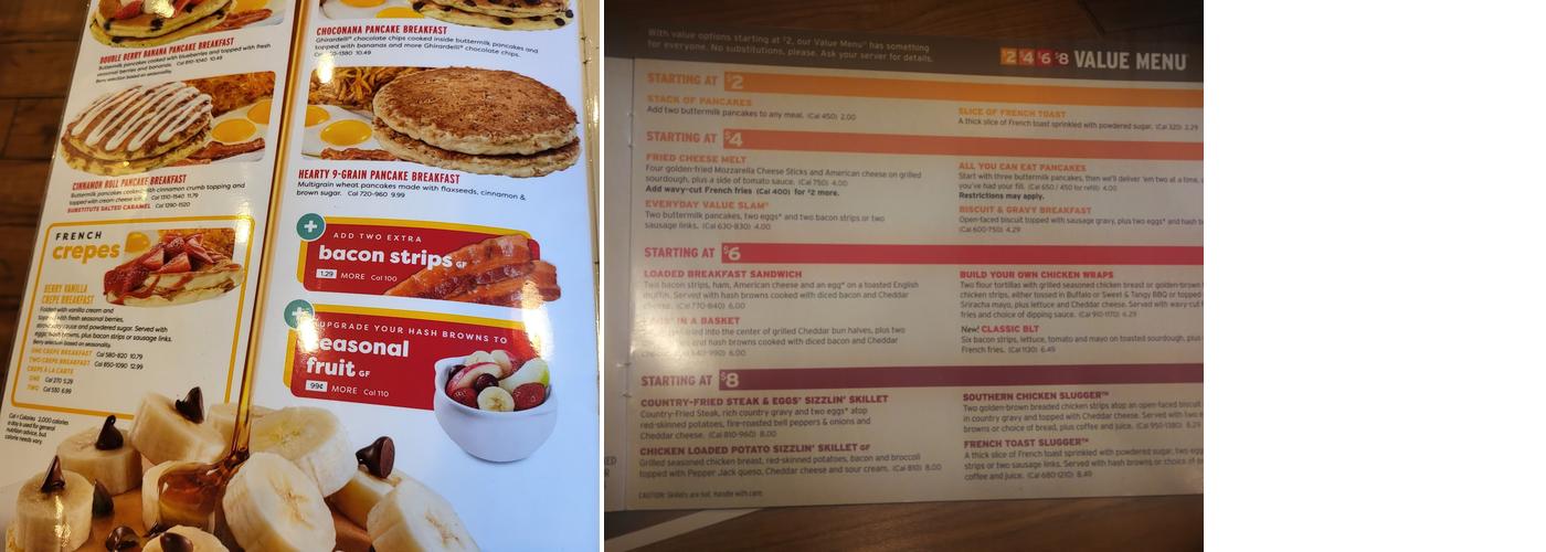 Denny's Menu