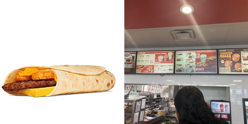 Burger King Menu
