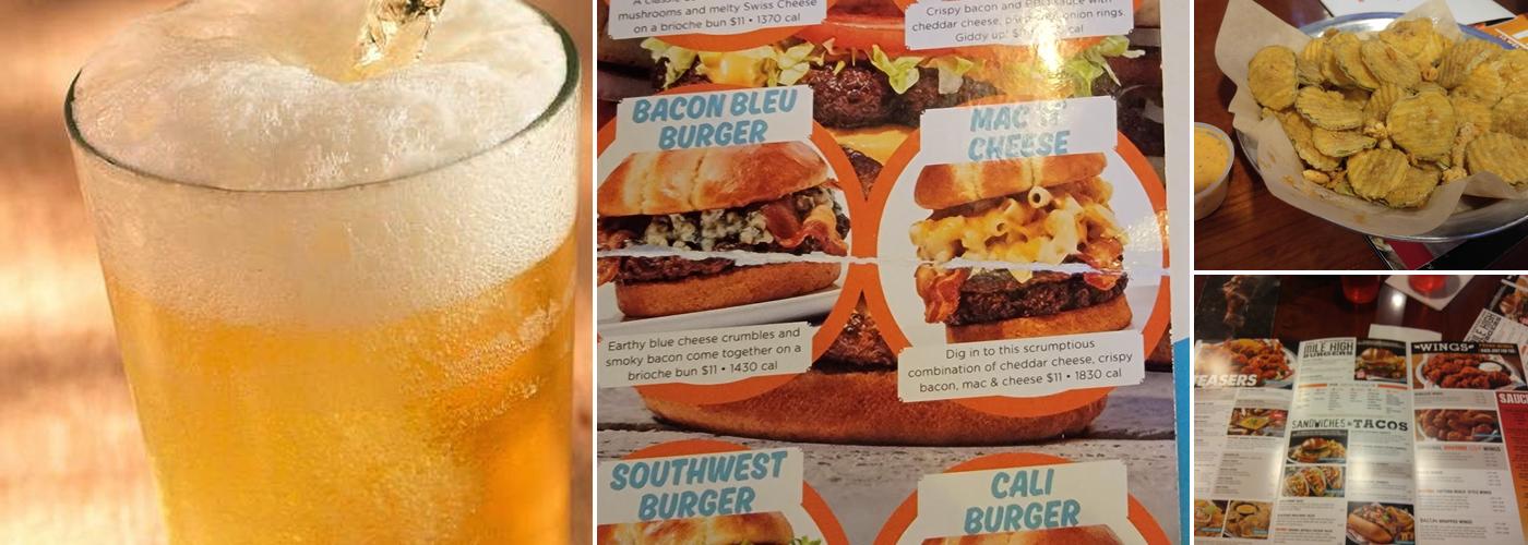 Hooters Menu