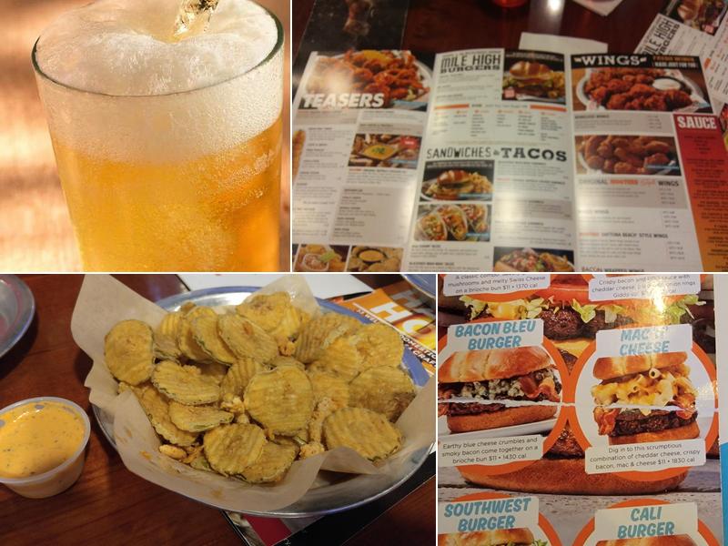 Hooters Menu