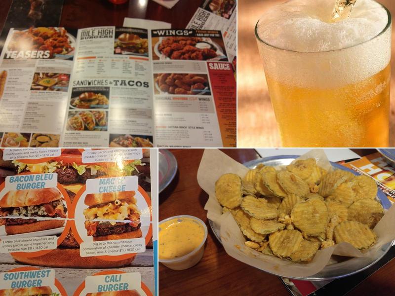 Hooters Menu