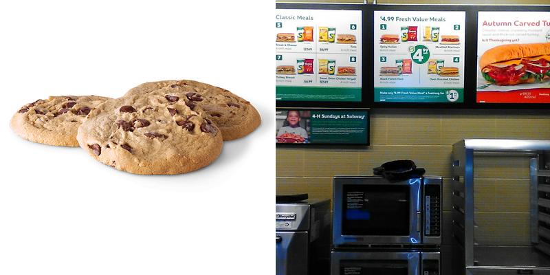 Subway Menu
