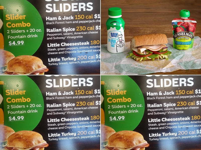 Subway Menu