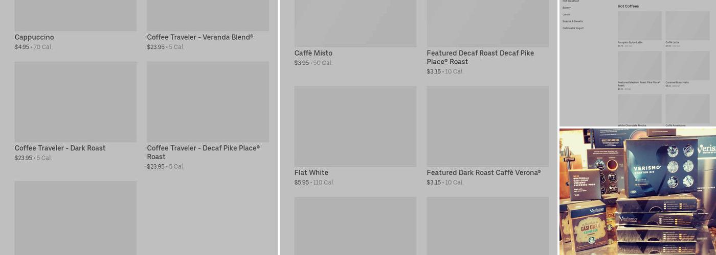 Starbucks Menu