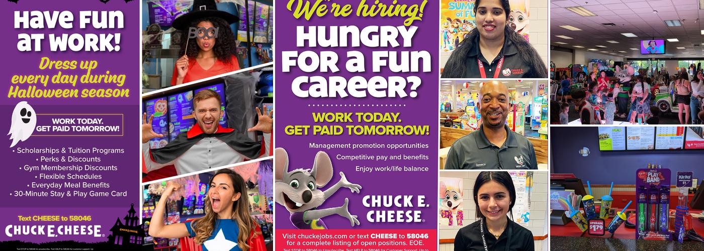 Chuck E. Cheese Menu