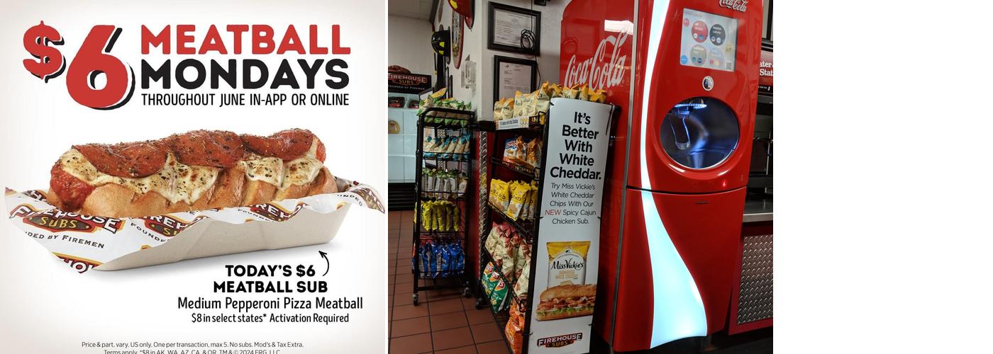 Firehouse Subs Academy Menu