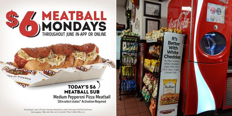 Firehouse Subs Academy Menu