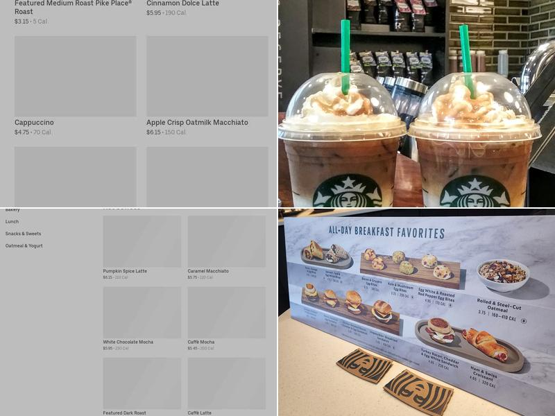 Starbucks Menu