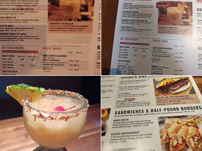Cheddar's Scratch Kitchen Menu