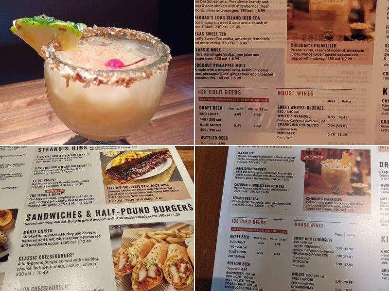 Cheddar's Scratch Kitchen Menu
