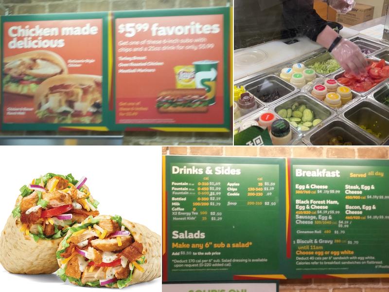 Subway Menu