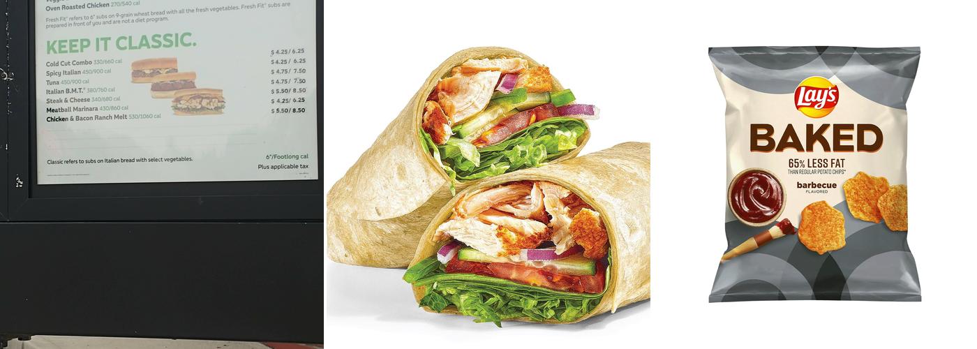 Subway Menu